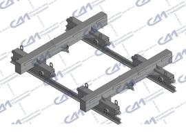 Модульная передаточная рельсовая тележка